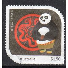 2024 DREAMWORKS, 'KUNG FU PANDA 4', USED SELF-ADHESIVE MYSTAMP. 9/10
