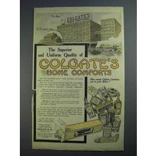 1913 Colgate's Home Comforts Ad - Superior Quality