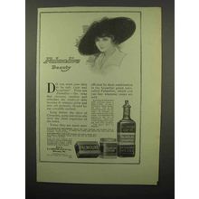1913 Palmolive Soap, Cream, Shampoo Ad - Beauty