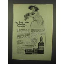 1913 Palmolive Soap, Cream, Shampoo Ad - Protection