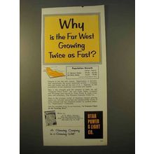 1963 Utah Power & Light Co. Ad - Growing Twice as Fast