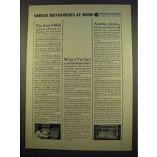 1963 Varian Instruments Ad - Electromagnets