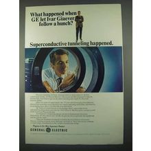 1967 General Electric Ad - Ivar Giaever Follow Hunch