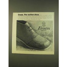 1976 Evans Oasis Shoe Ad - The Action Shoe