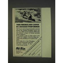 1977 Old Town Canoe Ad - A Rugged Performer