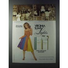 1981 Virginia Slims Lights Cigarettes Ad - County Fair