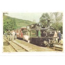 'Merddin emyrs at Tan-y-Bwlch' steam engine.unused postcard FESTINIOG Railway