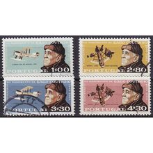 PORTUGAL [1969] MiNr 1084-87 ( O/used ) Flugzeug