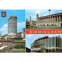 Birmingham Double Diamond Beer Midland Bank Advertising Sign Postcard