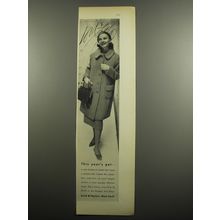 1955 Lord & Taylor Coat-Suit Ad - This year's pet