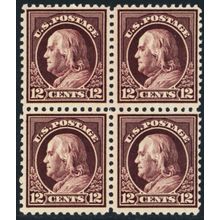 512, Mint NH 12¢ Block of Four Stamps SCV $76.00 - Stuart Katz