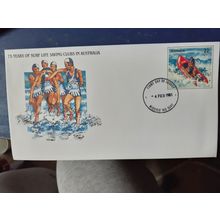 Australia 1981 surf life saving clubs niddrie 3042 postmark PSE cover