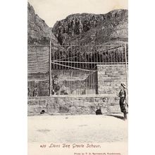 Groote Schuur Zoo Cape Town Lions Den South Africa Rare Old Postcard