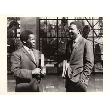 Nelson Mandela 1962 Meeting With ANC President Oliver Tambo Ababa African Photo