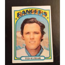 Topps 1972 # 23 Ted Kubiak Texas Rangers ShortStop 6.0 Excellent/Mint Condition