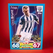 Chris Brunt West Bromwich Albion Match Attax 2017/18 ERROR Card