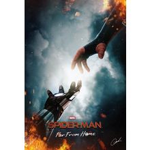 Spider Man Far From Home 13 Poster Canvas Movie Film Print A0 A1 A2 A3 A4 A5 A6