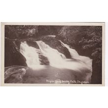 EC811 INGLETON -TRIPLE SPOUT, BEEZLEY FALLS. R/P POSTCARD