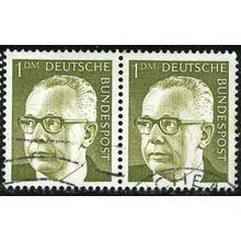 1970/1973 Michel 644 - fine used (o) - pair
