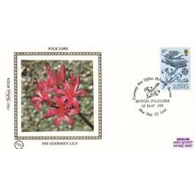 Guernsey Lily Plant Folklore Benham First Day Cover FDC