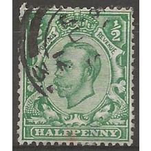 1912 SG339 1/2d Green Wmk Imperial Crown Fine Used ....