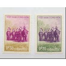 Vietnam Stamps Scott #63 To 64, Mint Hinged
