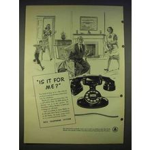 1940 Bell Telephone System Ad - Is It For Me?