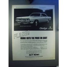 1970 Dodge Dart Swinger 2-Door Hardtop Car Ad - Flash!