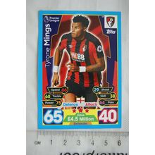 2017/18 Match Attax 5 Tyrone Mings, AFC Bournemouth