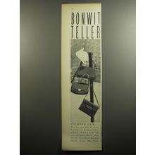 1951 Bonwit Teller Lesco Bags Ad - Strapped calf