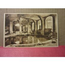 CIRCULAR BATH, ROMAN BATHS, BATH. unused vintage postcard by F. Frith =