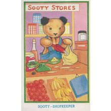 Shopkeeper Sooty & Sweep Postcard