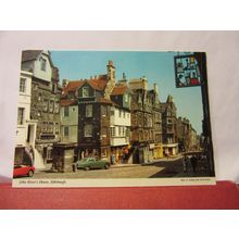 John Knox's House, EDINBURGH, Scotland .unused postcard by J. Hinde =