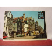 John Knox's House, EDINBURGH, Scotland .unused postcard by J. Hinde /