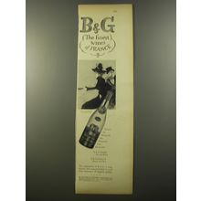 1954 B&G Barton & Guestier Wine Ad - B&G (The finest wines of France)