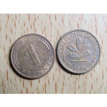 1974g 1 Pfennig Germany Coin