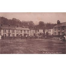 The Bowling Green Shaldon Devon Antique Rare Bowls Postcard