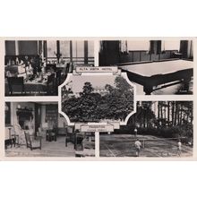 Alta Vista Hotel Paignton Devon Tennis Billards Real Photo Postcard
