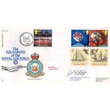 Squadrons Of The Royal Air Force Europa 1992 Olympics Flown Hand Signed FDC
