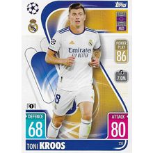 Match Attax UCL/UEL/UECL 2021-22: Real Madrid CF, Midfielder - Kroos