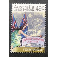 AUSTRALIA 2001 SG 2062 USED 'FEDERATION' Sheet #1