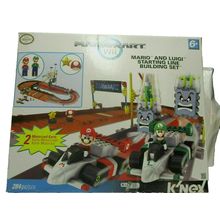 Vintage K'nex Mario Kart WII Mario and Luigi at The Starting Line Building Set
