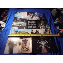 1977 STAR WARS "May The Force Be With You" Dynamite Magazine POSTER!! $30.00 Shi