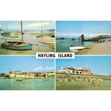 Postcard Hayling Island, Hampshire multiview