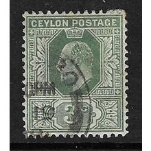 CEYLON 1904-5 EDVII 3c WMK MULTI-CROWN CA USED SG278