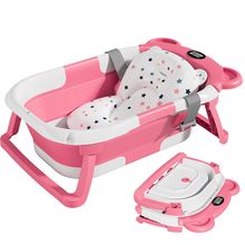 TPN Collapsible Baby Bathtub for Infants to Toddler with Real-Time Temp Monitor+
