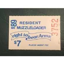 ICOLLECTZONE US Maine 1989 Muzzleloader Resident Stamp VF NH
