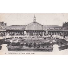 EC933 TOURCOING - LA PLACE DE LA GARE . LL PRINTED POSTCARD