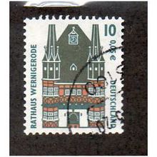 GER 2000 10pf ( €0.05) 'TOURIST SIGHTS' FINE USED (EBID30-190)