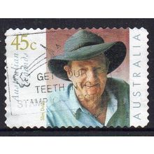 Australia 2001 Australian Legends -Slim Dusty - Portrait 2001 45c s/a Used